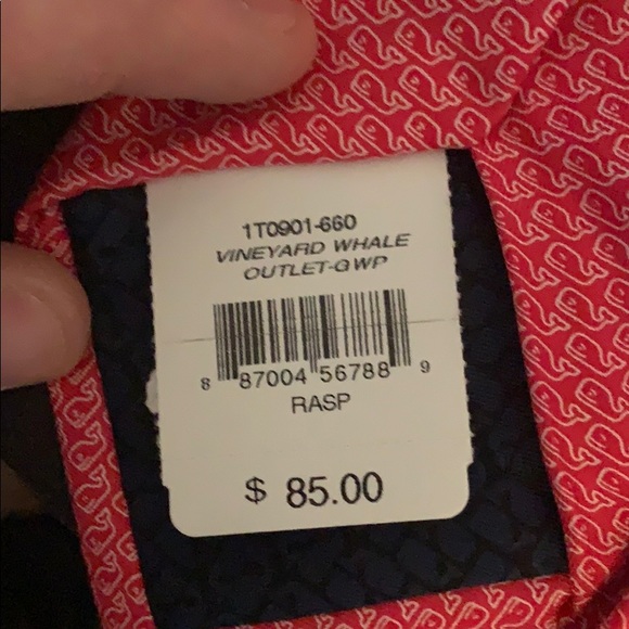 Vineyard Vines Red/Pink Tie - Picture 4 of 4